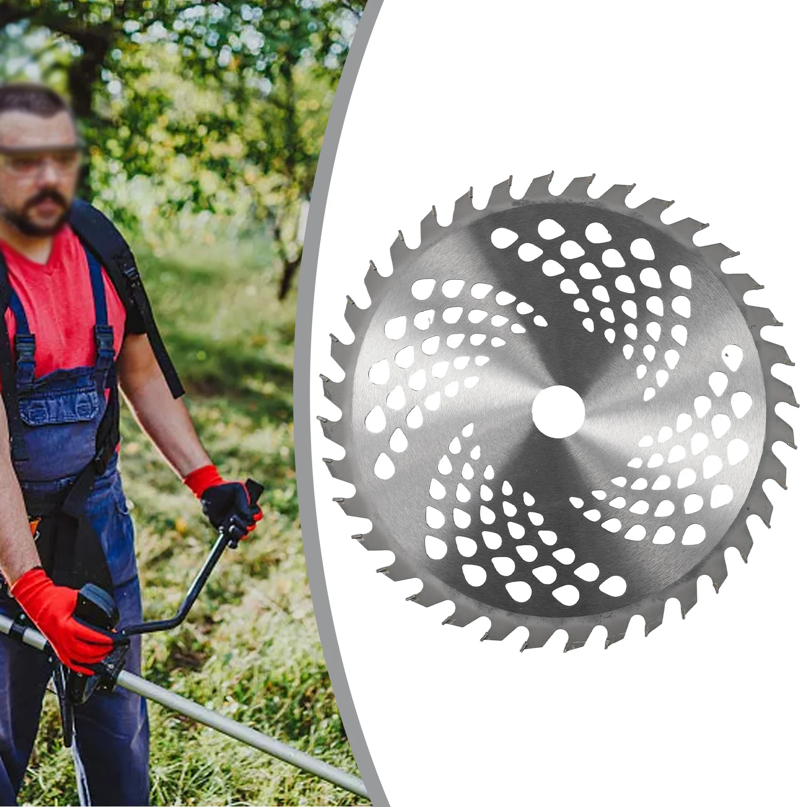 1 Pc 9in 36T Brush Cutter Saw Blade Brush Cutter Disc Lawn Mower Grass Trimmer Blade Garden Tool Replacement Lawnmower Part
