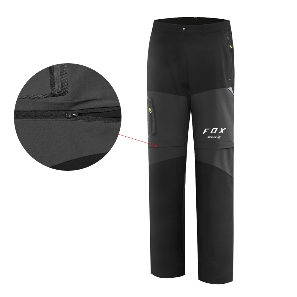 

Men's Detachable Cycling Pants BAT FOX Motocross Pants Mountain Bike Pants Quick-Dry Downhill Pants Two In One Detachable Pants