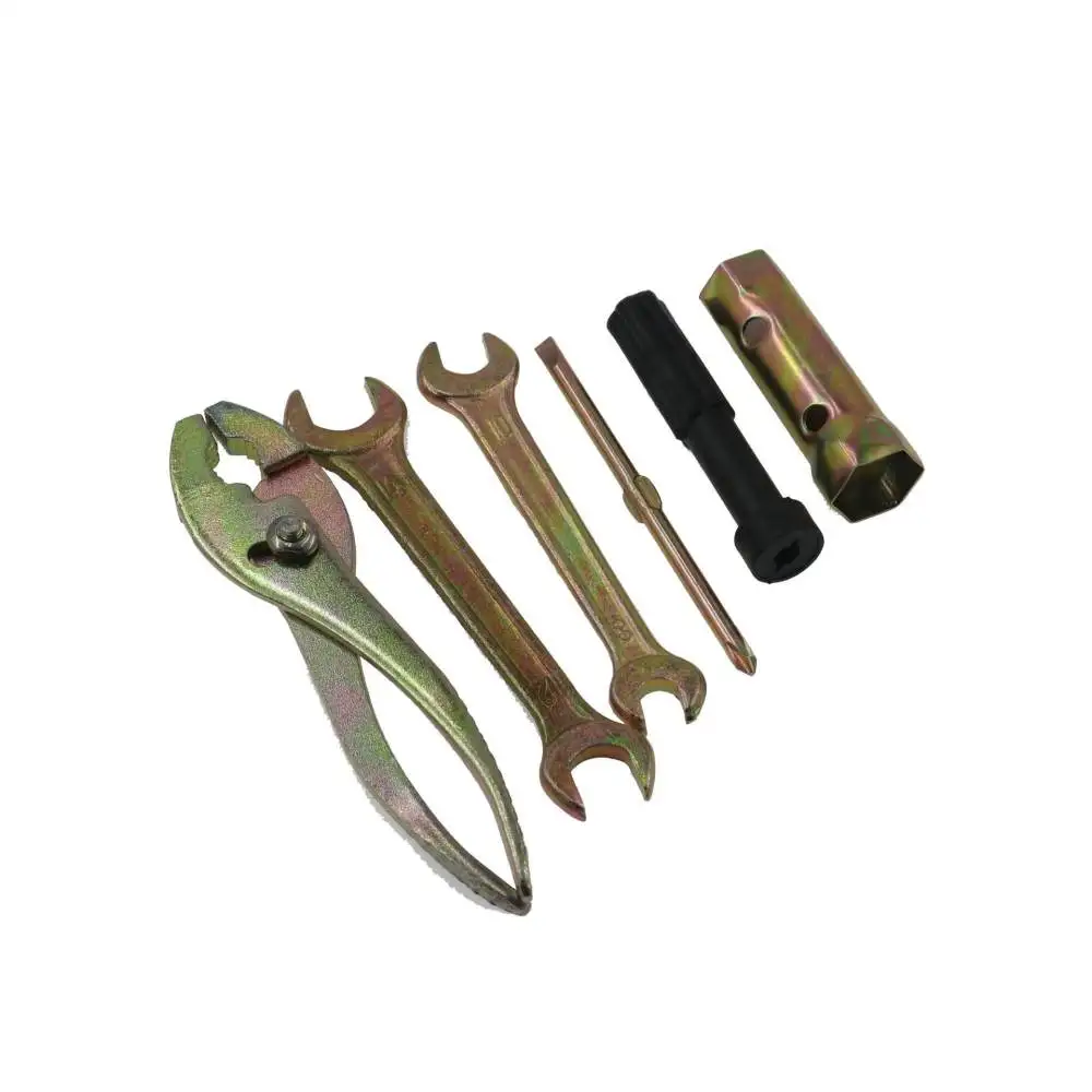 Portable Motorcycle Emergency Tool Kit Manual Socket Wrench Set Compact Maintenance Gear For Long Distance Riding And Fixing