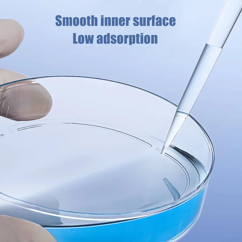 50Pcs 10/200/1250ul Extended Pipette Tips Box Packed DNase RNase Sterile  For Aerosol Blocking Biological Experiment Lab