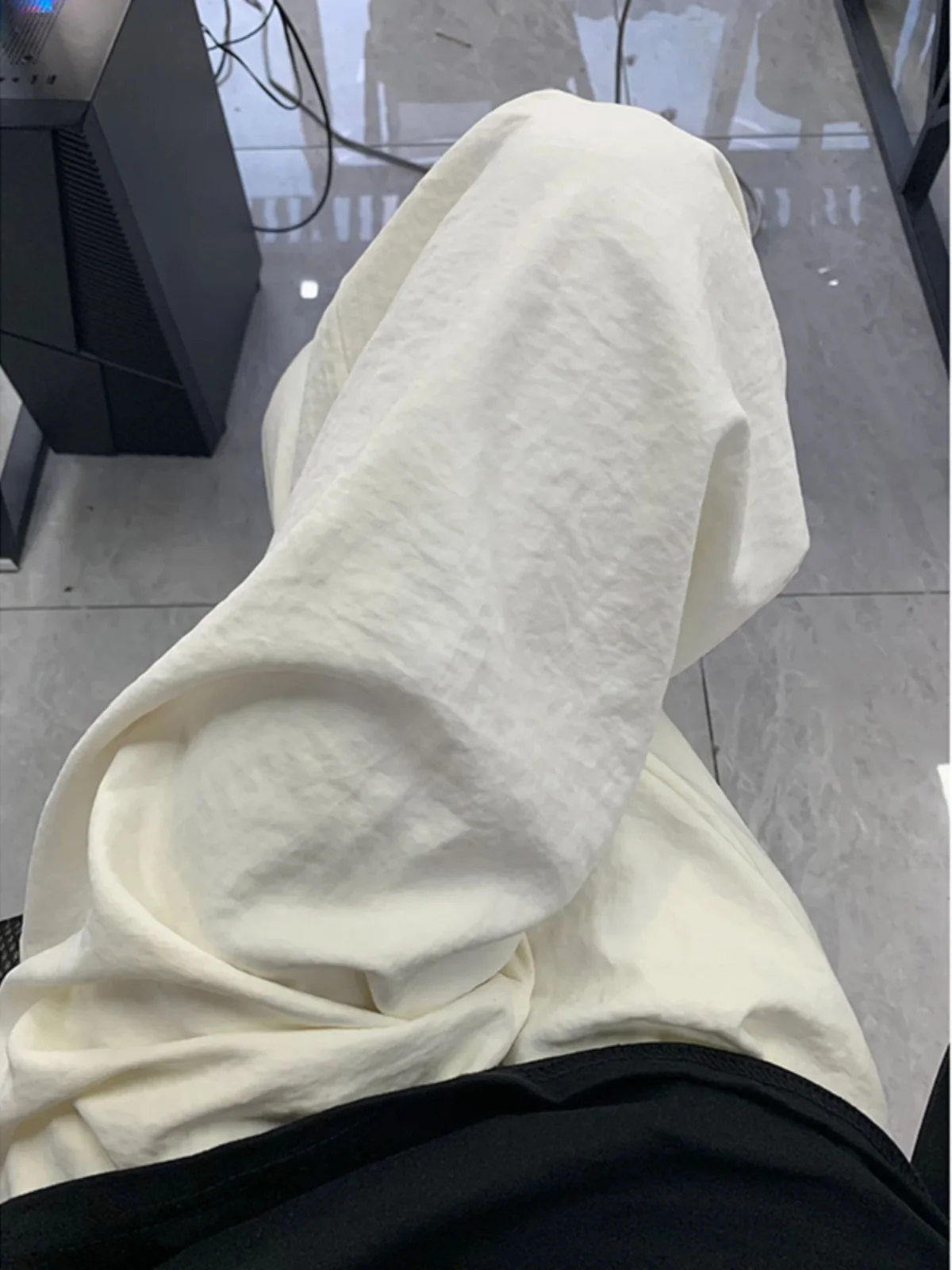 

Laid-ba Sle Loose Casual Pants Thin Summer Men's Wide Leg Loose Fit Youthful Energy Trendy Long Trousers in Beige