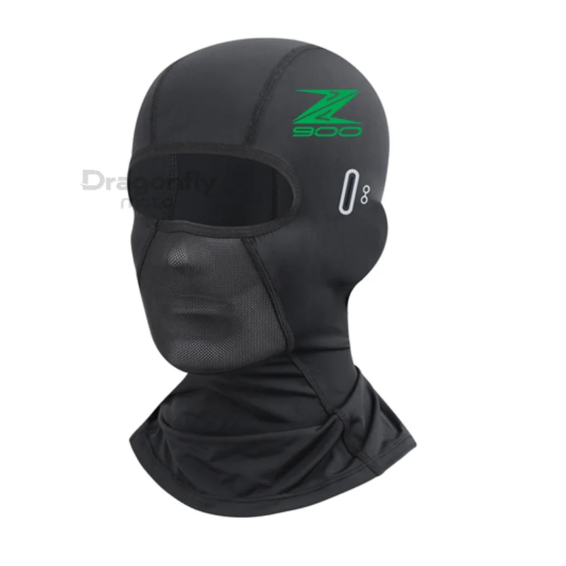 AliExpress DragonflyMoto For Kawasaki Z900 Z900 2017 2018 2019 2020 2021 2022 Cycling Cap Summer Cooling Motorcycle Balaclava Hats Sun UV Protection Bike