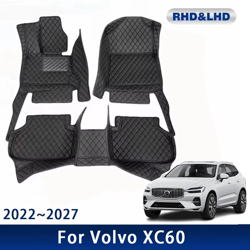 

Автомобильные коврики для Volvo XC60 MK2 2022 2023 2024 2025 2026 2027 Водонепроницаемые автомобильные подушечки для ног на заказ Аксессуары для интерьера