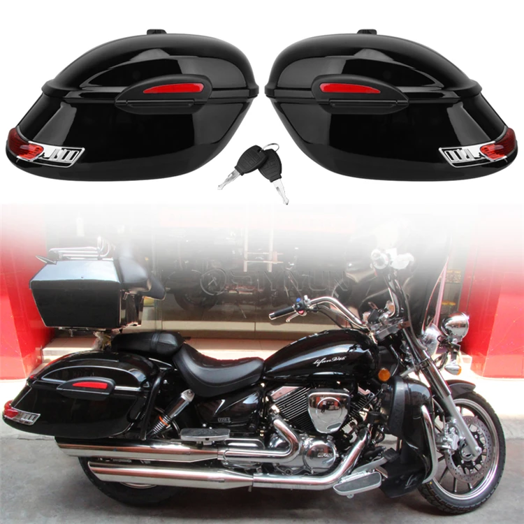 

Universal Side Box Case Hard Bags Motorbike Saddle Bag Motorcycle Saddlebags