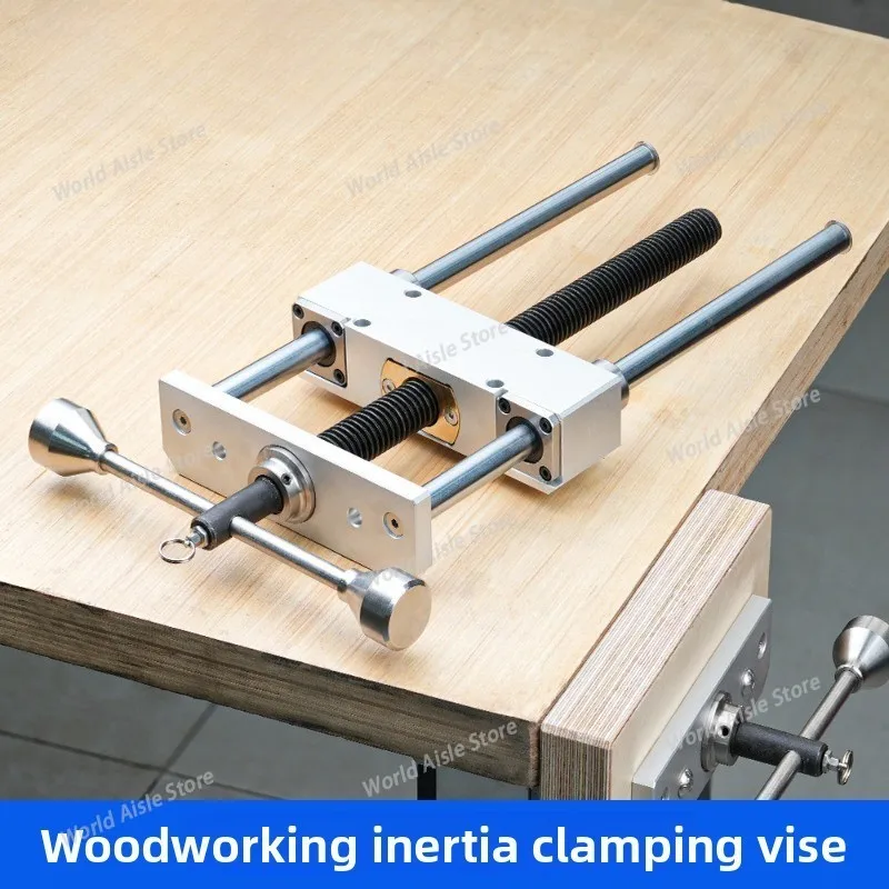 Woodworking Desktop Inertia Vise DIY Woodworking Table Precision Heavy-duty Table Clamp Table Clamp Double Link