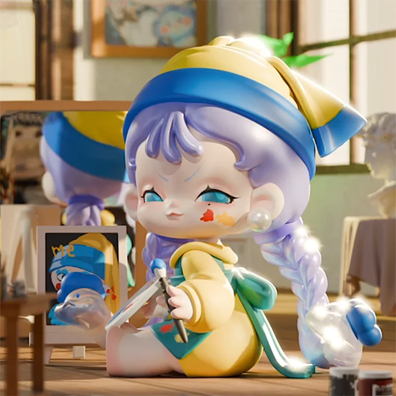 MEMESOO Girl Quirky Diary Series Genuine Mystery Box Blind Box Guess Bag Toys Doll Cute Desktop Ornaments Collection Gift Cute