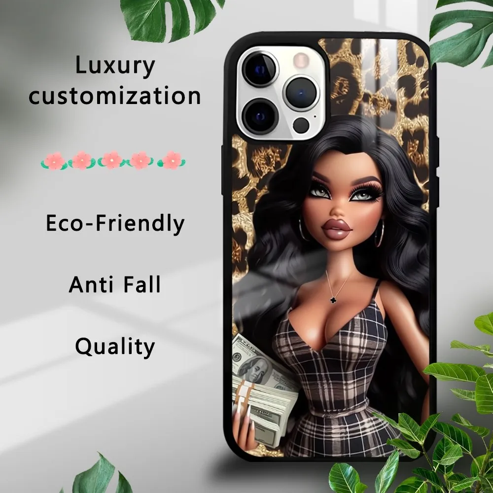 

Fashion D-Doll B-Bratz Phone Case For iPhone 16 15 14 13 12 11 Pro Xs Max Mini Plus Celulares Hard Funda