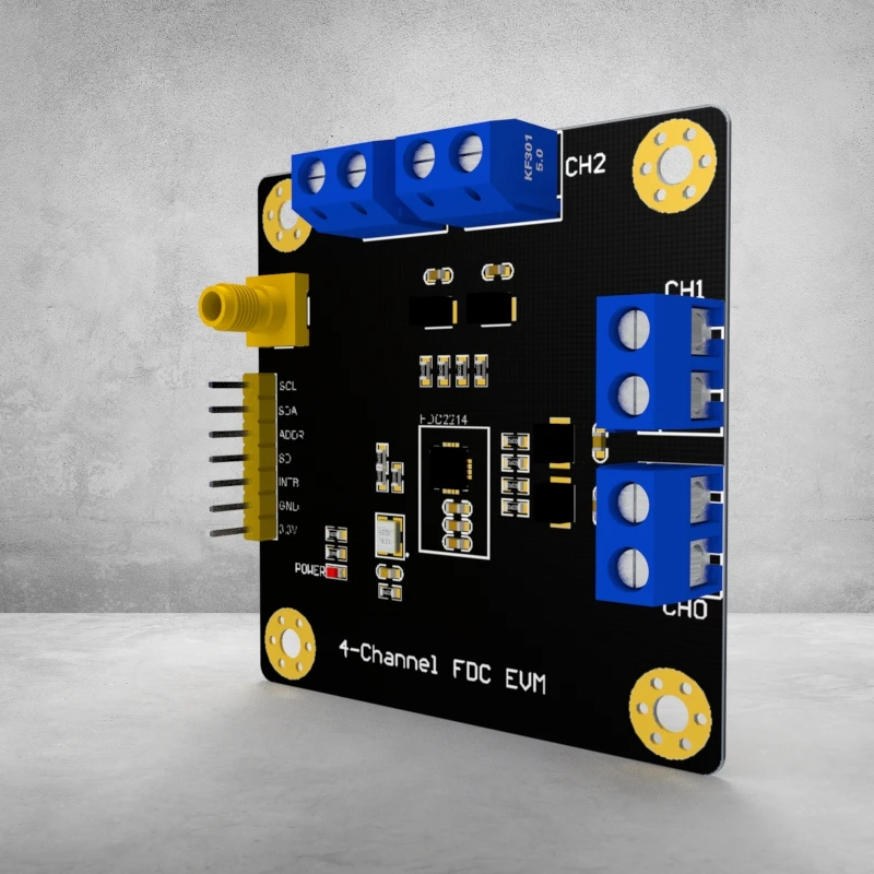 FDC2214 Module Capacitor Sensor Electronic Design Competition Gesture Recognition Paper Count Liquid Level Measurement