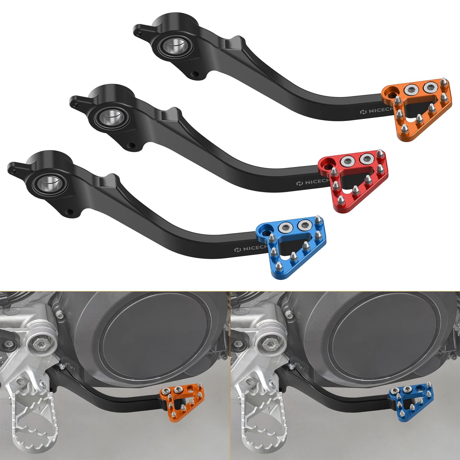 For 2011-2024 KTM 690 Enduro R 690 SMCR Brake Lever Pedal for Husqvarna 701 Enduro 701 Supermoto 2016-2024 GasGas 700 SM 700 ES