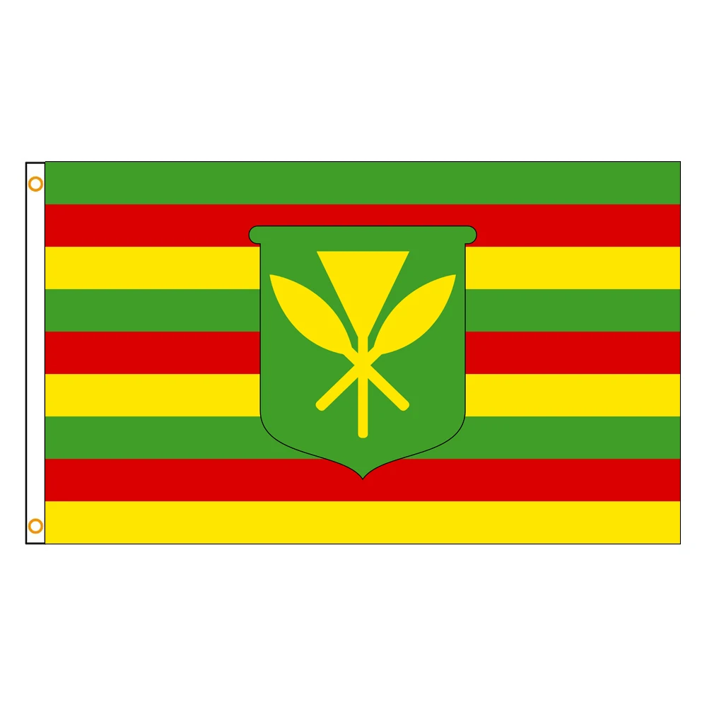 60×90 90x150 120×180CM Kanaka Maoli Flag Polyester Printed Banner Tapestry For Decor