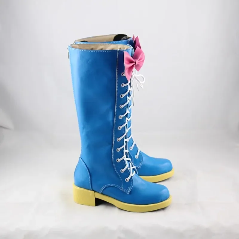 Anime Little Pony Cosplay Pinkie Pie Boots Halloween Carnival Custom Made Shoes