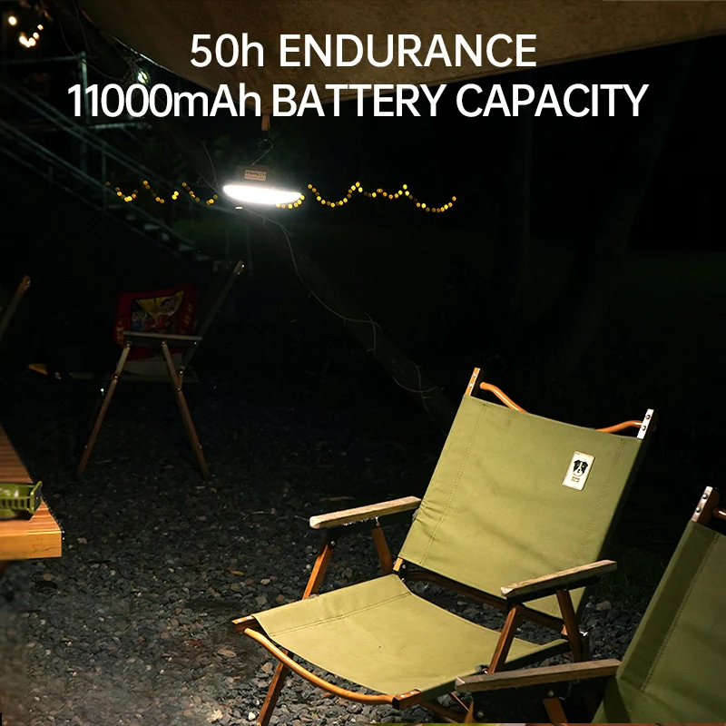 MOSLIGHTING Solar Outdoor Camping Lantern Portable Fast Rechargeable LED Search Lights Camping Torch Emergency Tent Lamp