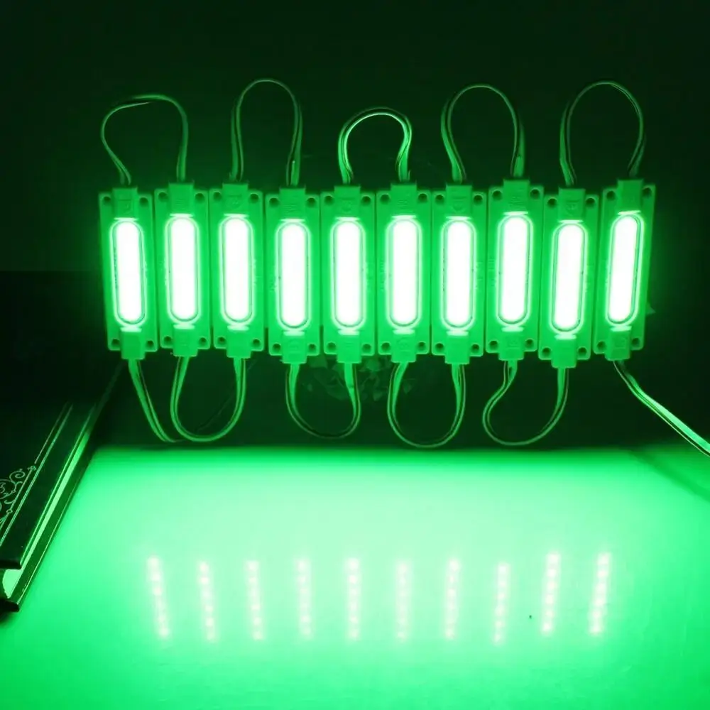 

10pcs/lot Waterproof COB LED Module 12V White Red Green Blue Yellow Pink Backlight Modules Super Bright LED Back Light
