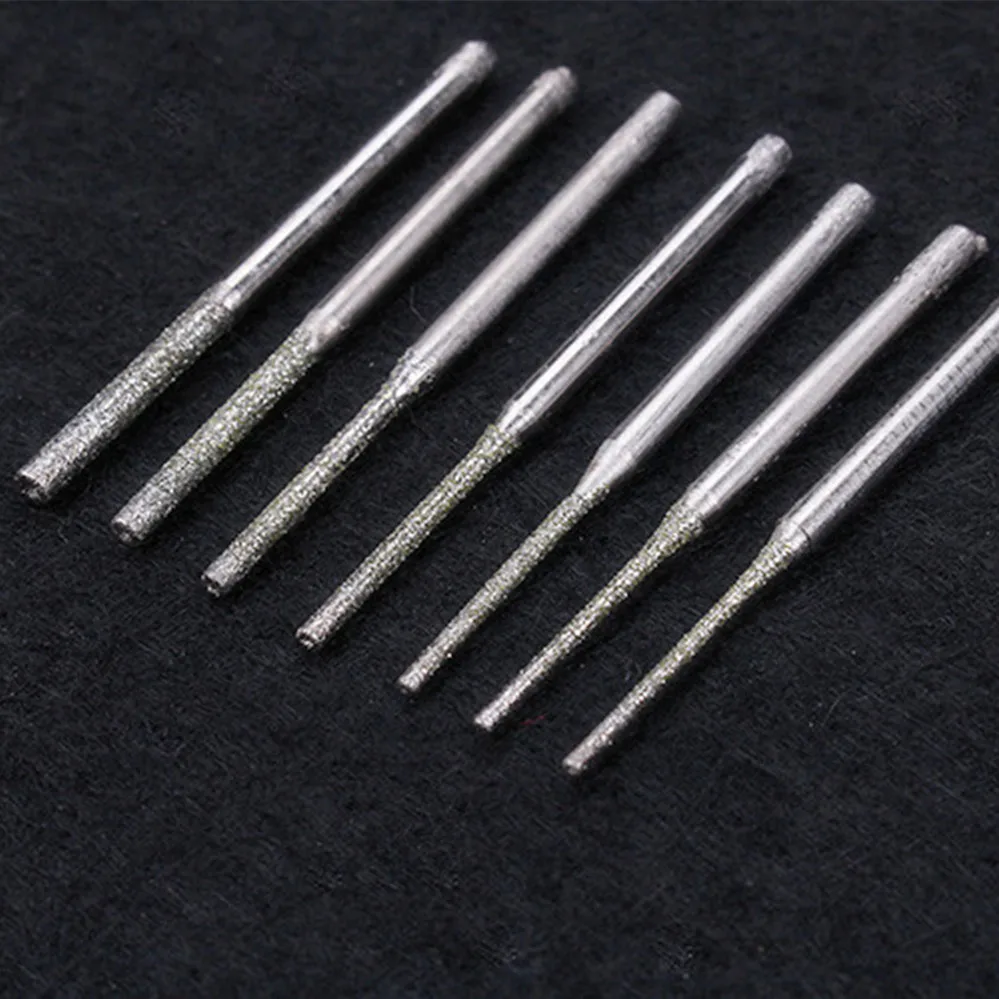 7 pcs/lot 0.8-2.5mm Jade Crystal Punching Needle Grade Punching Needle DIY Tools