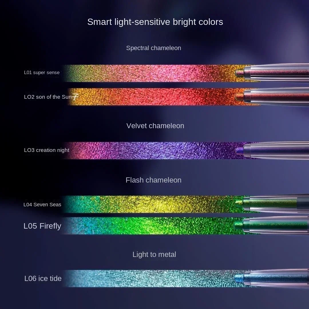 カレイドス アイライナー ジェルペンシル ウォータープルーフ カメレオンカラー ロングウェア グリッター メタリック ウォータープルーフ アイペン