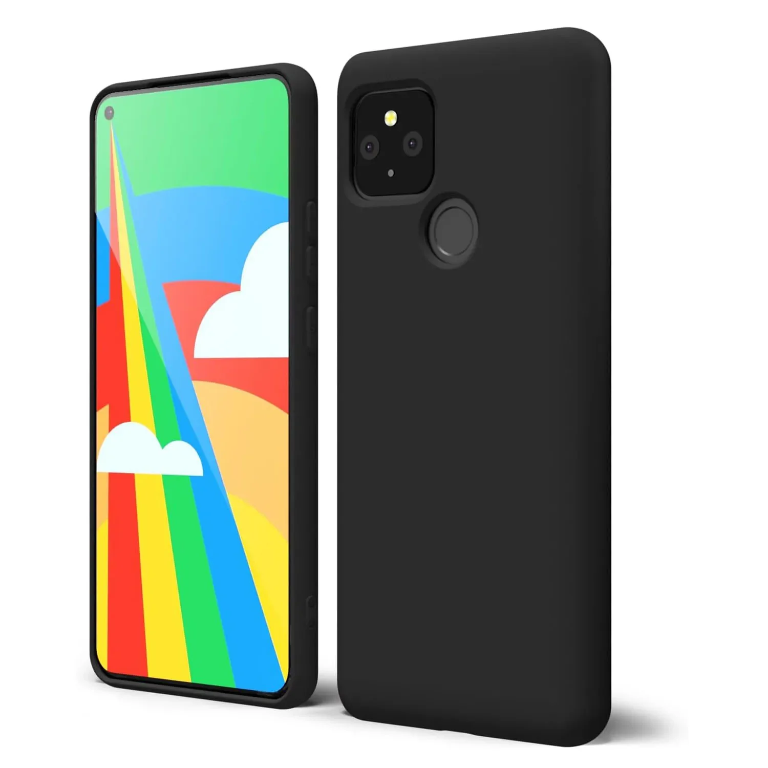 ซิลิโคนเหลวหรูหรากันกระแทกเคสโทรศัพท์นุ่มสําหรับ Google Pixel 5 5A 3 3A XL 3XL 4 XL 4A 4G 5G Cover Fundas Capa