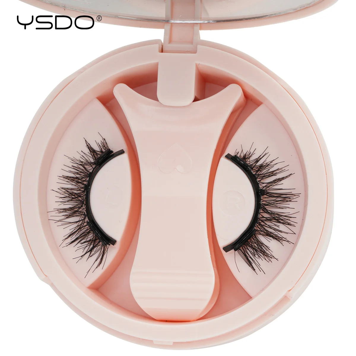 YSDO Magnetische Wimpern 1 Paar Natürliche Magnetische Nerz-Kunstwimpern Wiederverwendbare Flauschige Dicke 3D Falsche Wimpern mit Applikator Klebefrei – Detail 23