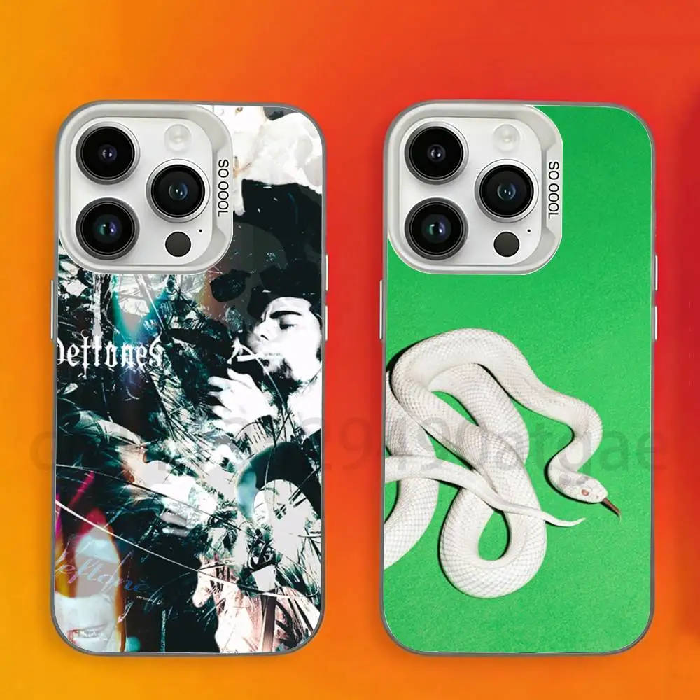 Band D-Deftones Phone Case For iPhone 17,16,15,14,13,12,11,Pro,Max,Plus,Mini Candy Matte Shockproof Cover