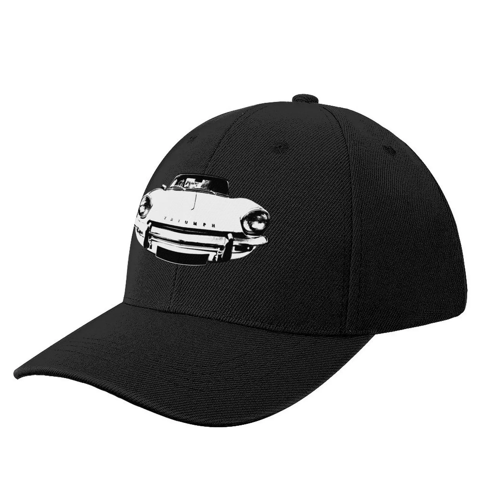 Triumph Spitfire Mk3 1960s British classic car monoblock black/white Baseball Cap Beach Golf Hat Man Boy Women's