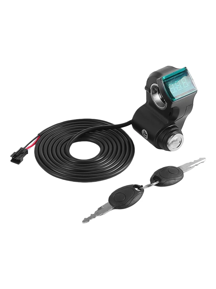 AliExpress NONE Digital Display Voltmeter with Lock Universal for ZERO X8/X9/X10/11X Electric Bike Scooter Ignition Key Power Key Lock Parts