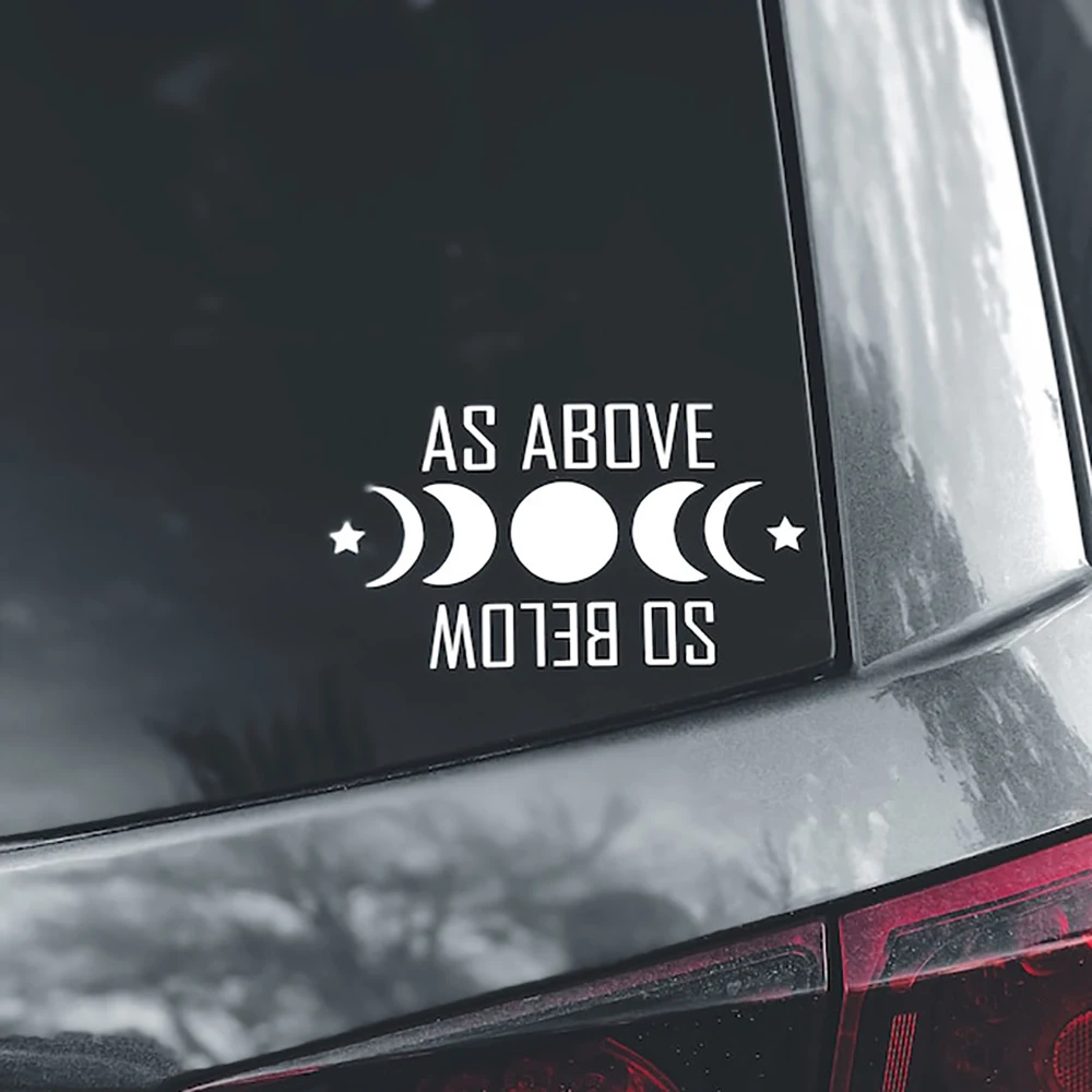 As Above So Below Car Styling Vinyl Decals And Stickers Accessories For Audi a1,Audi a6 c7,Mazda 2,Honda accord,Audi q5,Seat