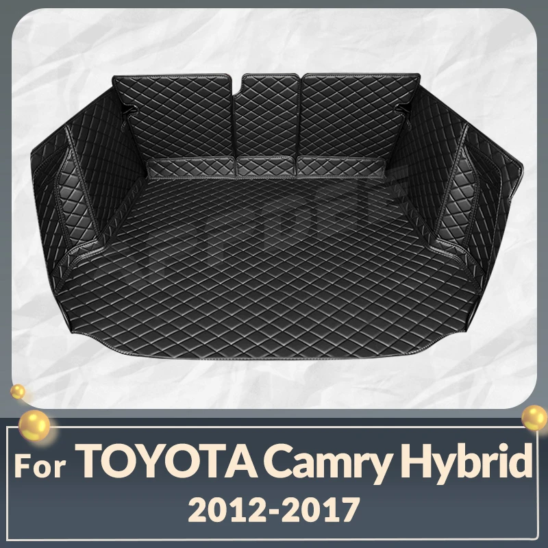 

Auto Full Coverage Trunk Mat For Toyota Camry Hybrid 2012-2017 16 15 14 13 Car Boot Cover Pad Interior Protector Accessories