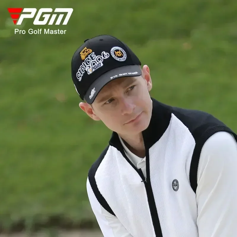 

PGM New Golf Hat Men's Baseball Cap Breathable Quick-Dry Sun Hat UV Protection Fashion Embroidery MZ043