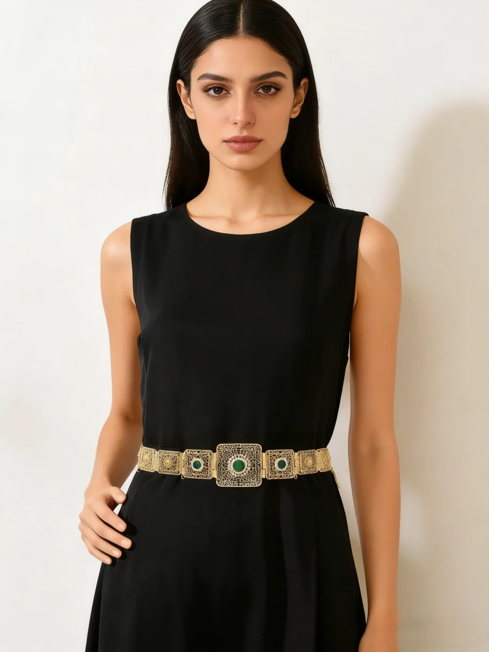 

Ретро-пояс с золотым тиснением и декором из драгоценных камней для вечерних и свадебных платьев, аксессуар для коррекции фигуры