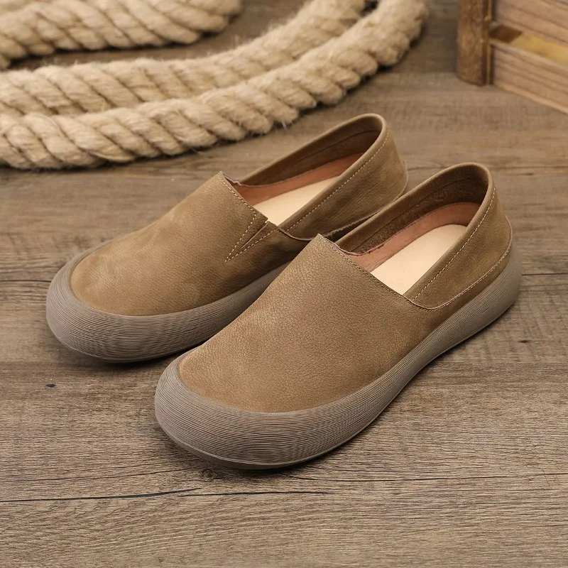 

Элитные мужские замшевые лоферы, удобные повседневные туфли без шнуровки, модные замшевые слипоны, классические лоферы из мягкой кожи с круглым носком