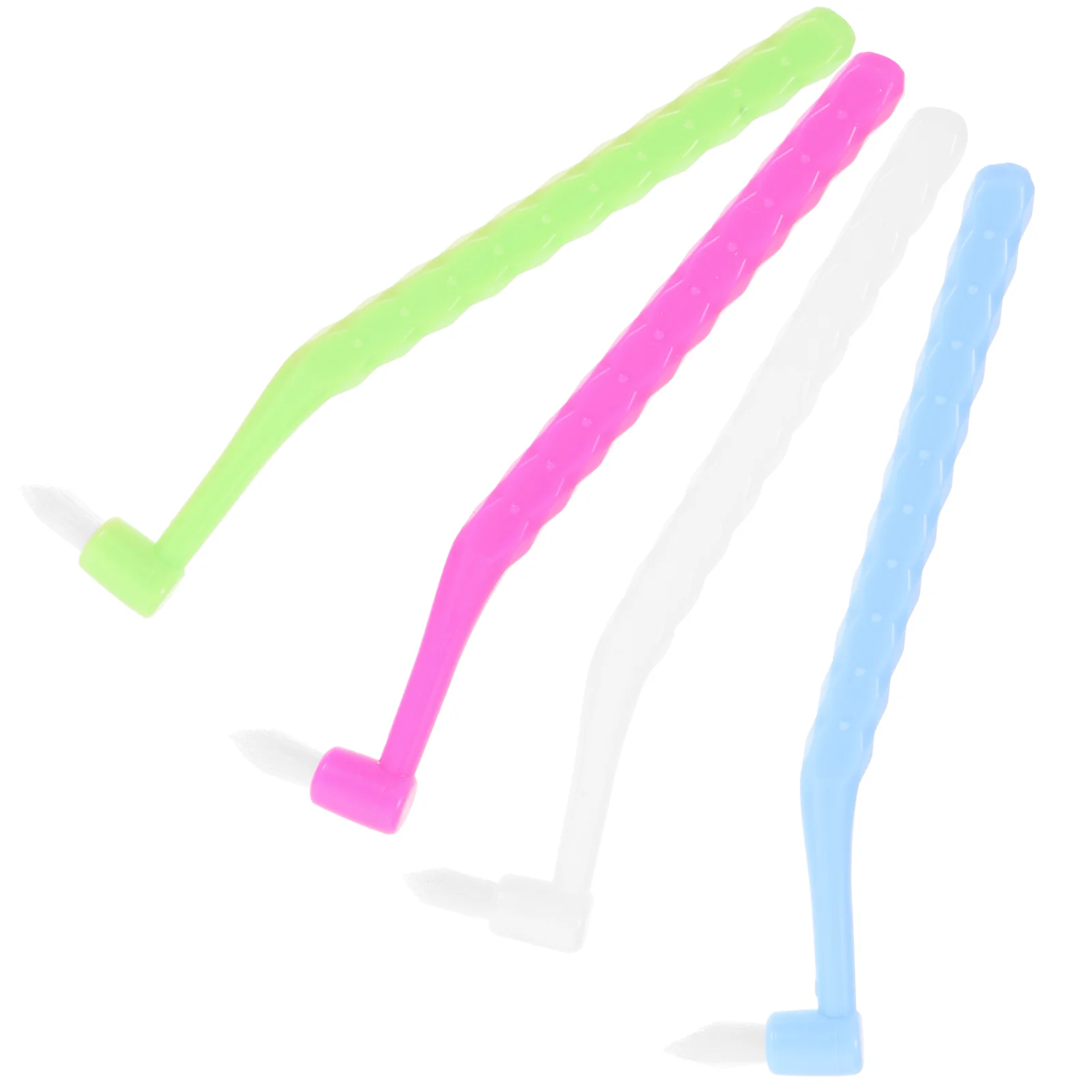 4 Pcs Gap Brush Toothbrushes Interdental for Braces Clean Orthodontics Floss Picks Flossers Teeth Fiber