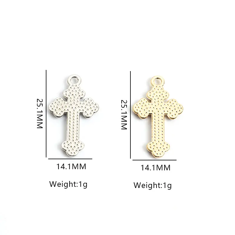 20pcs Multi-Colored Cross Enamel Charms Trendy Lolita Trinkets Accessories for DIY Bracelet Necklace Choker Earrings Keychain