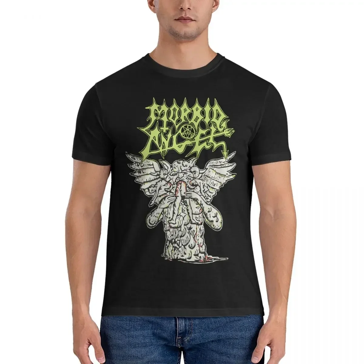 Rapture T-Shirt Men M-morbid Angel Fun Pure Cotton Tees O Neck Short Sleeve T Shirts Printed Tops