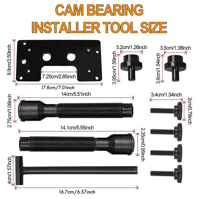 Kit d'installation et d'extraction de roulements à came intérieure, pour Davidson TC 88 96 103 110, outils de retrait de roulements à double came et Dyna