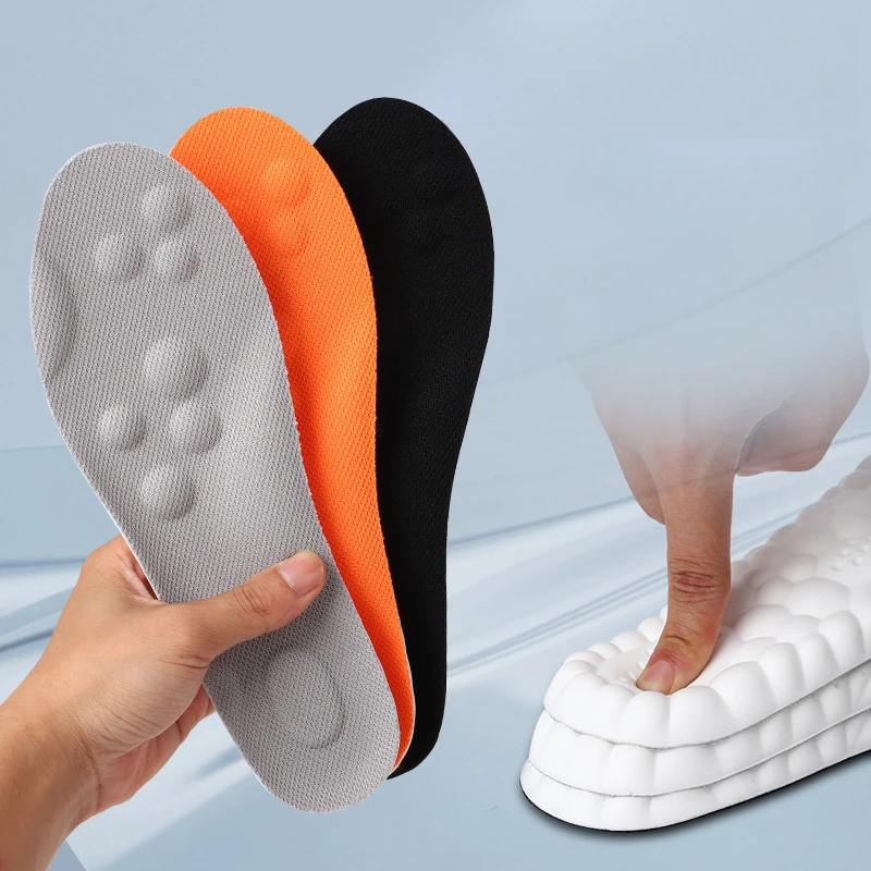 1Pair 4D Soft Plantar Fasciitis Insole Arch Support Orthopedic Inserts Shoes Insoles for Feet Sports Shock Absorption Shoe Pads image 6