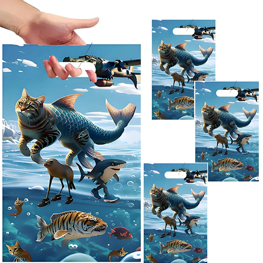 10/20/30 قطعة تونغ تونغ صحور ترالالو موضوع حقائب للهدايا حفلة الحسنات حزمة الوجبات الخفيفة والحلوى لوازم الحفلات العودة إلى الحقائب المدرسية #6