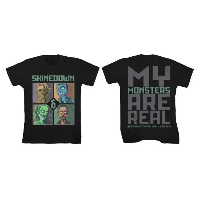Camiseta Shinedown My Monsters Are Real