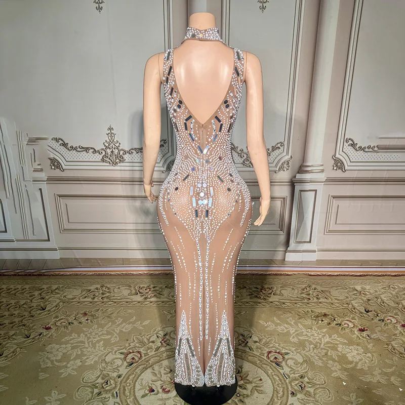 حفل مأدبة حفلة بار ملهى ليلي الرقص الموسيقى مهرجان الكرة عيد ميلاد مأدبة استضافة فستان Vestido De Gala Noche Mujer Elegante