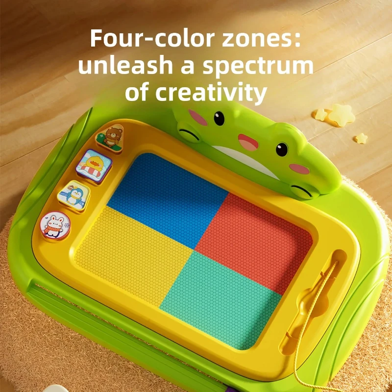 Brinquedo de Quadro Magnético para Desenho Infantil, Quadro de Desenho e Escrita Apagável, Mesa de Pintura Colorida, Brinquedo de Aprendizagem Precoce