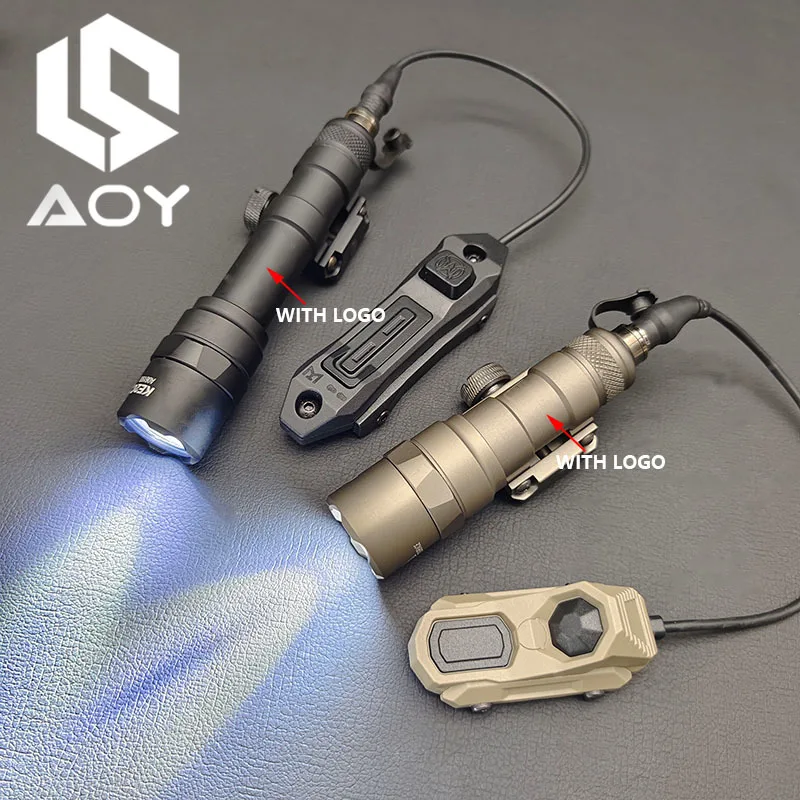 

Tactical SF M300 M600 SF Marking Flashlight Remote Control Pressure Switch Set Fit 20mm Rail Airsoft Hunting Weapon Lamp
