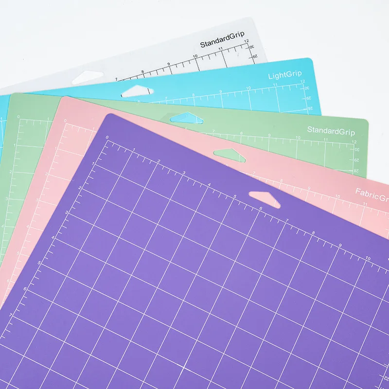 Multi-color PVC Engraving Machine Pad 12* 12-inch Adhesive Engraving Machine Pad Manual Diy Cutting Pad