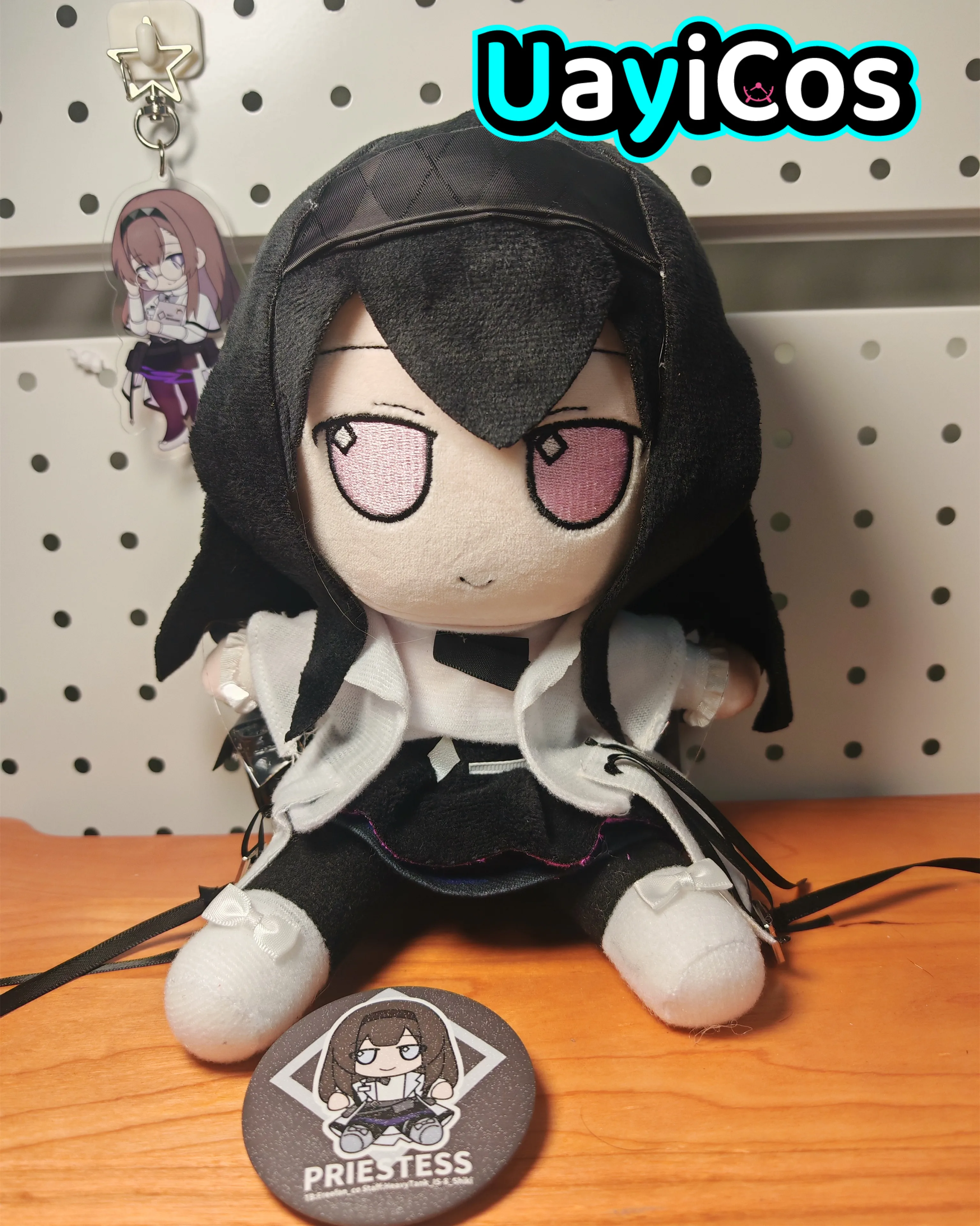 

В наличии Arknights Priestess 20 см плюшевая кукла одежда мягкая подушка орнамент аниме фигурка игра игрушка детский подарок косплей