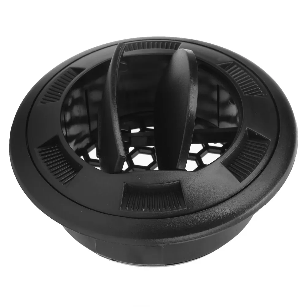 

Universal 100/75mm Air Conditioning Outlet Black With Grille Ventilation Outlet Round Outlet Vent Boat