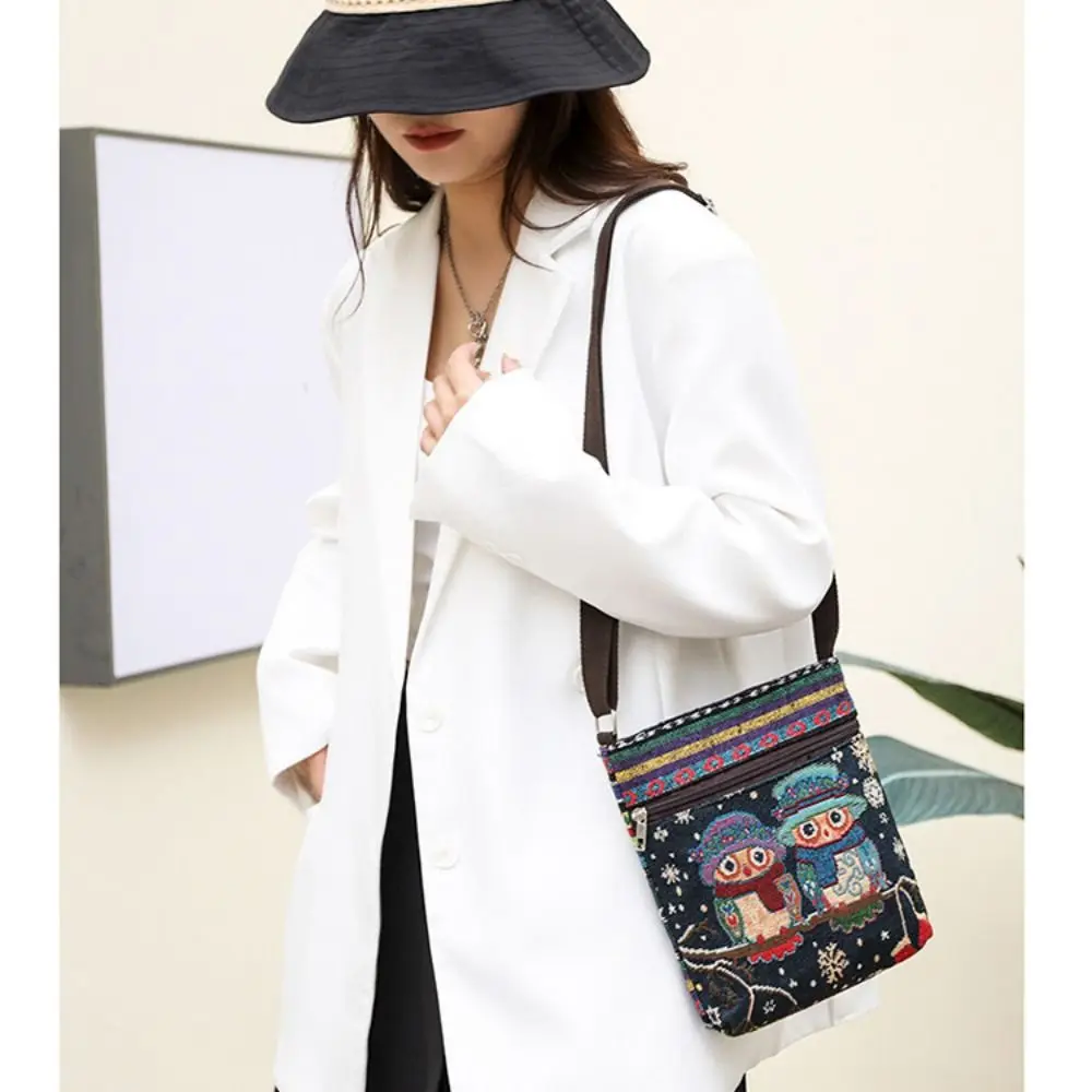 Large Capacity Shoulder Bags New Embroidery Ethnic Style Tote Bag Handbags Women