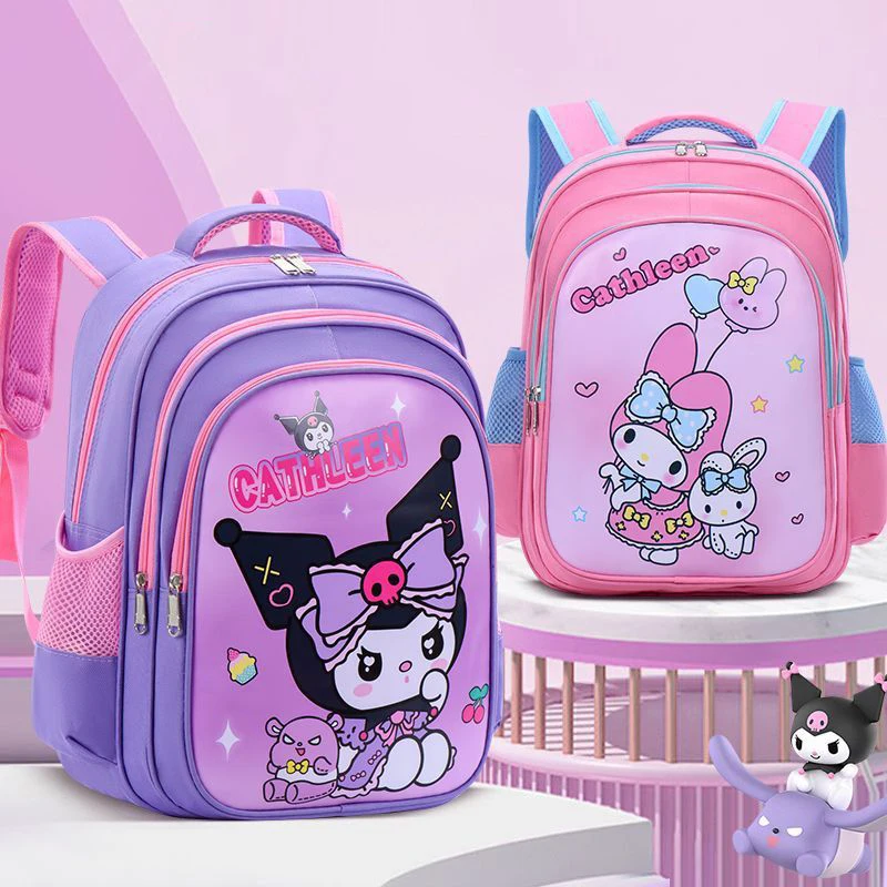 Cute Kuromi Melody Astronaut Schoolbag Student Kindergarten Backpack Large Capacity Schoolbag Cartoon Fashion Shoulder Bag