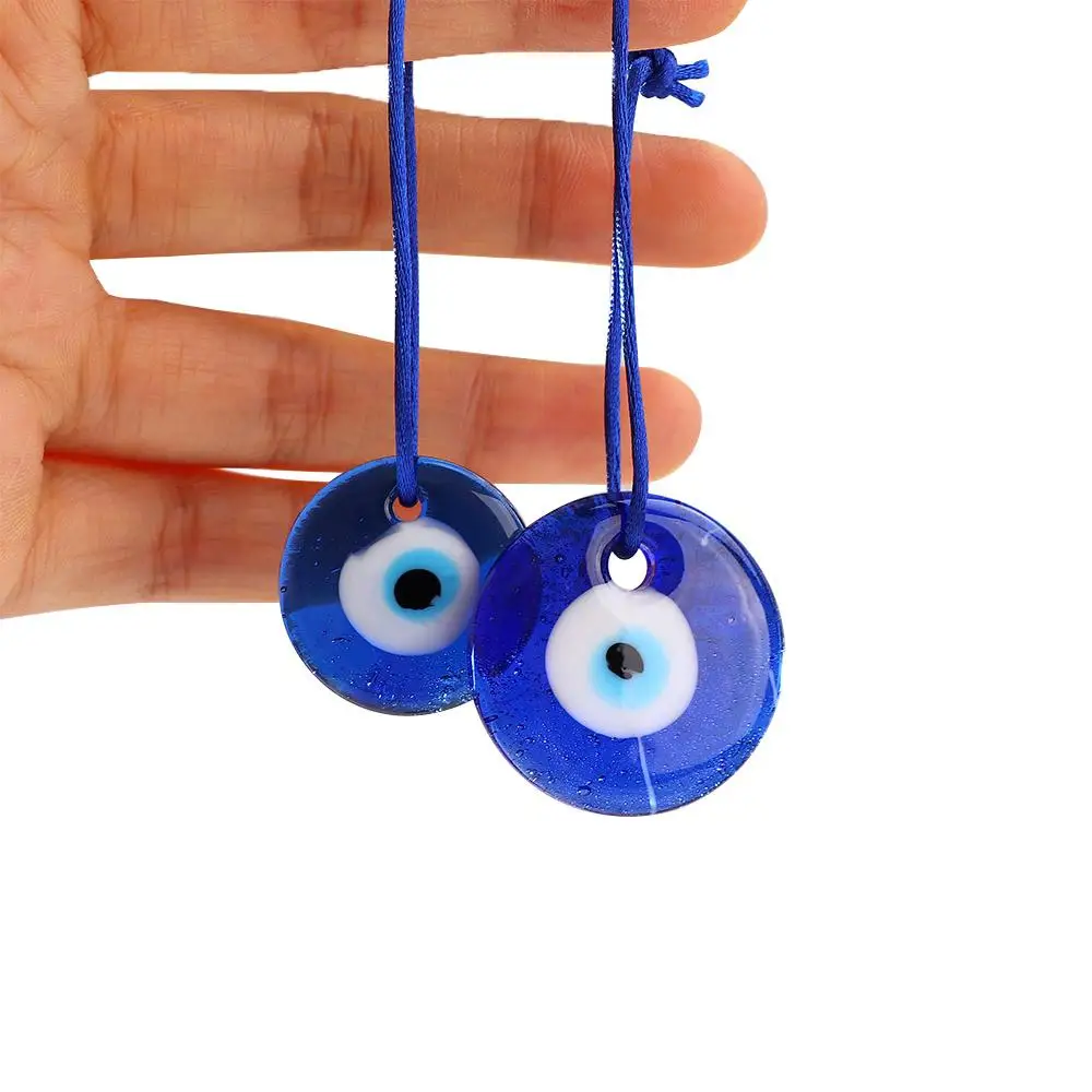 Lampwork Kabbalah Trendy Turkish Glass Blue Car Office Evil Eye Auto Decor Car Pendant Interior Decor Amulet