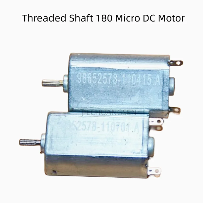 

2PCS/LOT Threaded Shaft 180 Micro DC Motor,1.5V-7.4V Precious Metal Brush