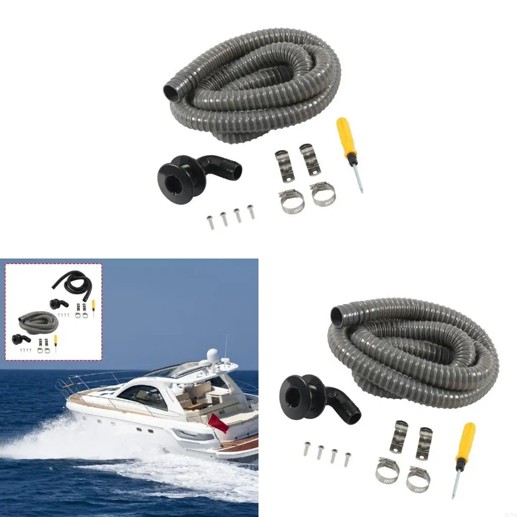 

Angled Nylon Plastic Thru Hull Bilge Fitting Bilge Aerator Hose Boat Marine Yacht Sail Accessories D7YA