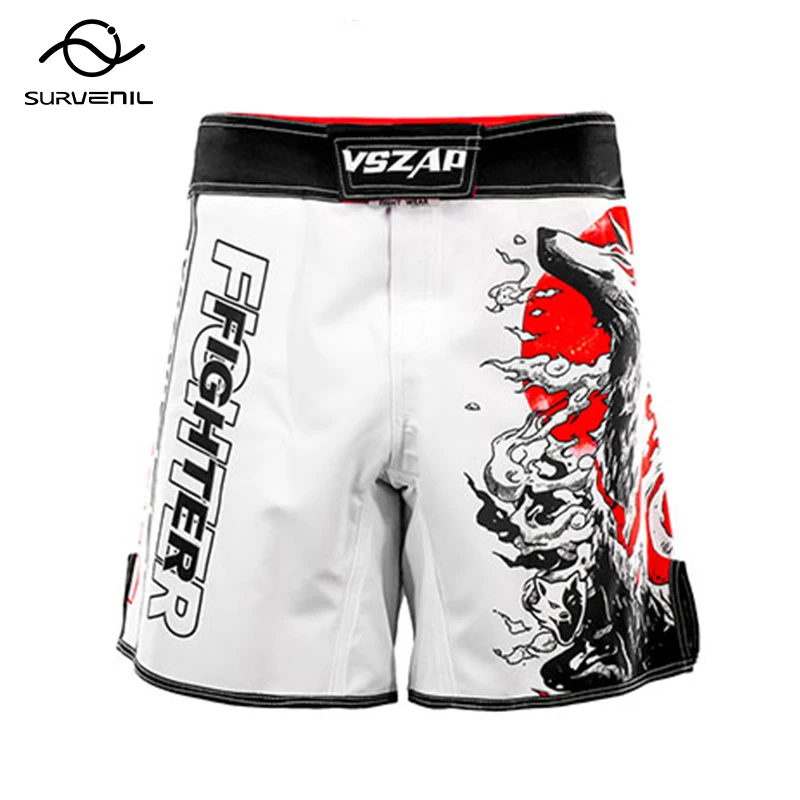 VSZAP MMA Training Fight Shorts Men's Boxing Combat BJJ Grappling Pants Gym Fitness Martial Arts Muay Thai Kickboxing No Gi Gear