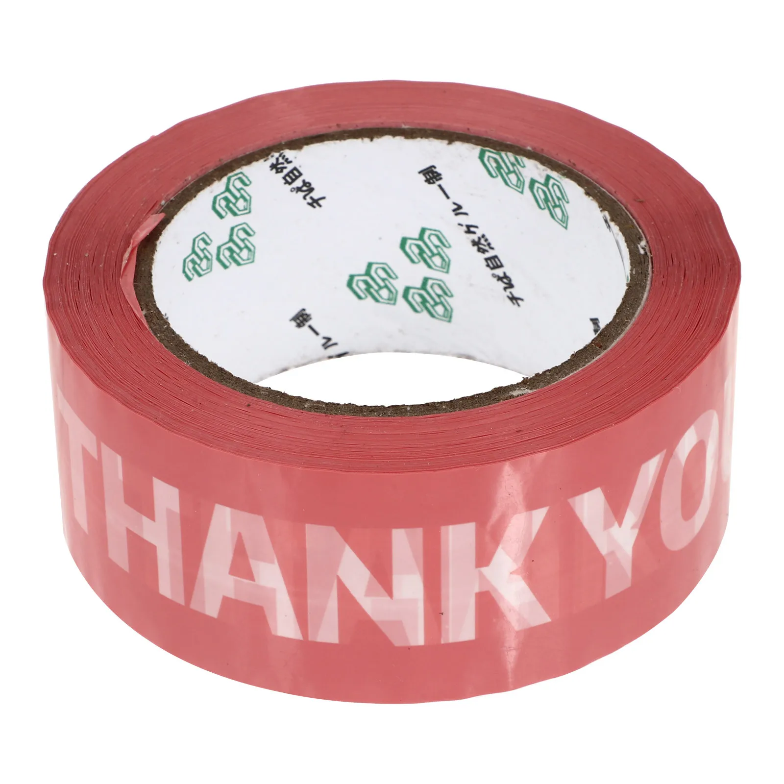 1 Roll Pink Washi For Gift Packaging Decorative Adhesive Multipurpose Diy Sealing Festival Craft Tape Thank You Printed Plastic