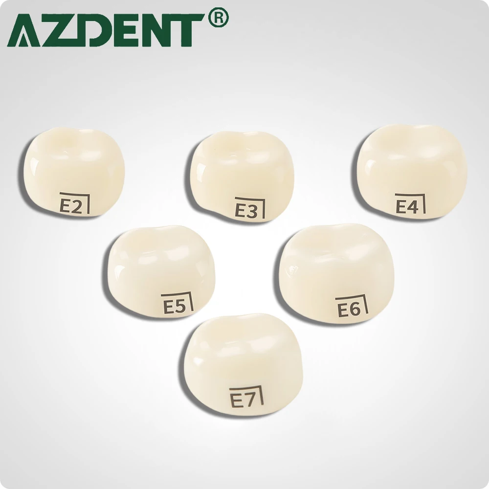 

1Pcs AZDENT Zirconia Crowns Posterior Teeth Primary Molar Crowns Kids Teeth Preformed Temporary Crowns Pediatric Dentistry Tool
